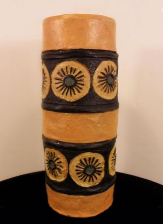 Brutalist Hand - Built Monumental Vase,  Usa,  Signed Wurst,  1968,  Mid - Cent Modern photo