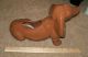 Retro Mcm Dachshund Pottery Planter Unsigned Wiener Dog Circa 40 - 50 ' S Mid-Century Modernism photo 2