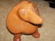 Retro Mcm Dachshund Pottery Planter Unsigned Wiener Dog Circa 40 - 50 ' S Mid-Century Modernism photo 3