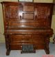 1890s Antique Aeolian Pump Reed Organ Model 1500 Roll Player Piano Keyboard photo 4