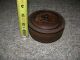 Vintage Wooden Treen Ware Round Box With Lid,  Japanese Trinket Bowl With Lid Boxes photo 6