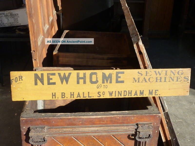 C1900 New Home Sewing Machines S.  Windham Maine 35 