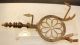 English Longfields Brass And Iron Daisy Shaped Fireplace Pot Pan Trivet Antique Trivets photo 6