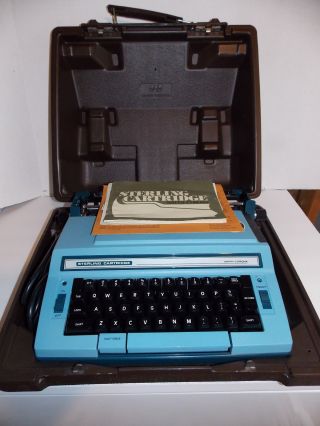 Vtg.  Smith Corona Sterling Cartridge Electric Typewriter With Case - 3lrl photo