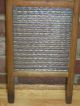 Antique Crystal Columbus Glass Washboard Primitive Wood Small Lingerie Silks Other photo 5