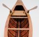 J.  H.  Rushton Indian Girl Wooden Model Canoe 24 