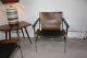 Charles Pollock 657 Leather Sling Chairs (pr. ) For Knoll Int. Mid-Century Modernism photo 2