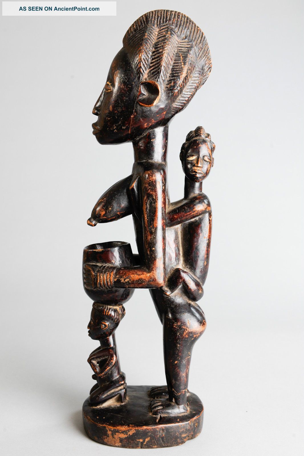 Baule,  Maternity Figure,  Ivory Coast,  Old Australian Collection,  Example African photo