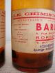 Pair Rare Old French Bordeaux Wine Chemist Bottles With Stoppers Other photo 3