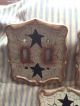 3 Custom Primitive Country/decor Crackled Metal Double Light Switch Covers Primitives photo 9