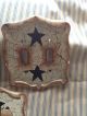 3 Custom Primitive Country/decor Crackled Metal Double Light Switch Covers Primitives photo 10