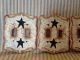 3 Custom Primitive Country/decor Crackled Metal Double Light Switch Covers Primitives photo 2