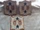 3 Custom Primitive Country/decor Crackled Metal Double Light Switch Covers Primitives photo 8