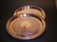 Large Round Silver Plated Trays Platters & Trays photo 3