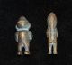 Rare Miniature Pre - Columbian Bronze Amulets Or Charm Figures - Peru 5 Cm The Americas photo 1