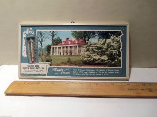 Vintage Barber Shop Supply Co Thermometer& Calender 1962 photo