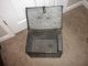 Vintage Metal Antique Industrial Storage Tool Box Steam Punk Crate Other photo 5