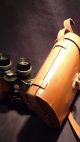 Binoculars Hyppique Metal Jacket Leather Case Caramel Signed Meyrowitz & Hermes Optical photo 5