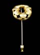 Across The Puddle Pre - Columbian 24k Gp Calima Nose Ring With Spirals (m) Pin Latin American photo 4