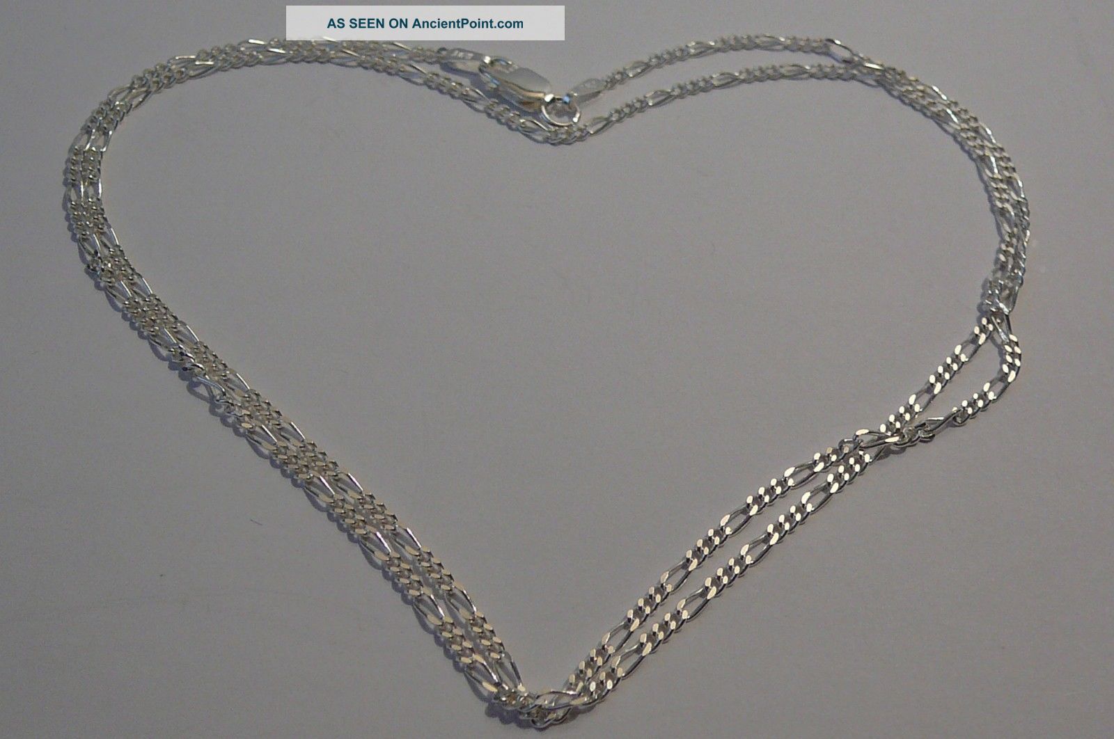 Elegant 22  Necklace.  Sterling Silver 925. Metalware photo