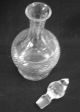 Antique Victorian C.  1840 Diamond Cut Glass Crystal Decanter Stopper Decanters photo 5