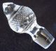 Antique Victorian C.  1840 Diamond Cut Glass Crystal Decanter Stopper Decanters photo 6