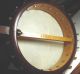 Old Slingerland Banjo With Inlaid Mother Of Pearl 206 W/ Tag String photo 3