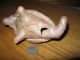 Antique / Vintage Hand Made Fired Clay Twelve Note Armadillo Whistle Other photo 7