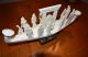 Antique Carved Faux Ivory Egyptian Barge,  Vintage African Bone,  Water Buffalo Sculptures & Statues photo 2