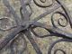 Rare Antique Wrought Iron Trivet & Iron Hook - 18th Century - Top Turns Primitives photo 2