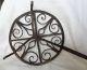 Rare Antique Wrought Iron Trivet & Iron Hook - 18th Century - Top Turns Primitives photo 7