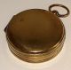 Vintage French Brass Compass With Lid & Fob Ring Other photo 6