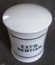 Extr Gentian 19c.  Apothecary Porcelain Gold Jar Pharmacy Drugstore Poison Bottle Bottles & Jars photo 2
