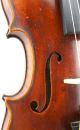 Excellent Antique Markneukirchen German Violin - Ernst Heinrich Roth,  1935, String photo 8
