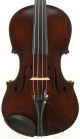 Very Good Antique,  American,  Rhode Island Violin By John E.  Clark,  Ready - To - Play String photo 1