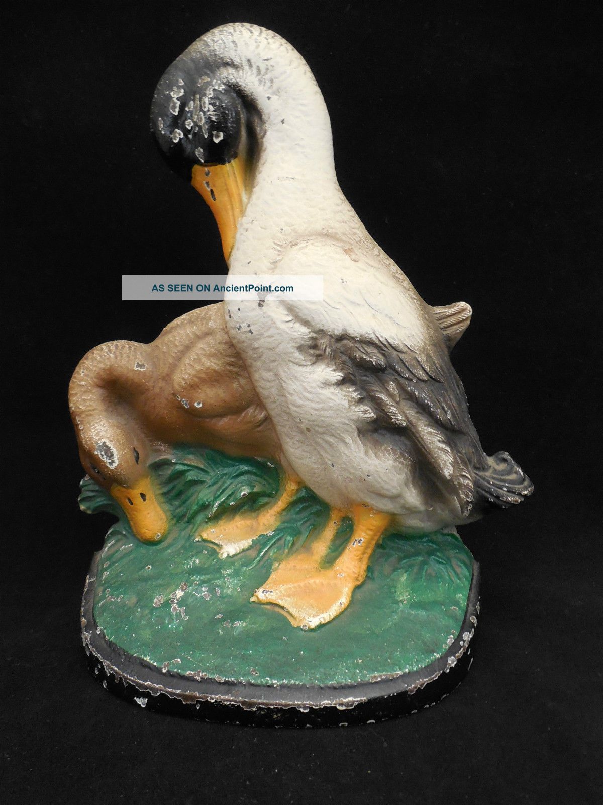Antique Hubley Cast Iron Marked 291 Duck S Doorstop Door Stop Metalware photo