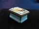18th C.  English Battersea Or Bilston Enamel Patch Snuff Box The Gift 2 A Friend Boxes photo 9