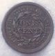1846 Braided Hair Large Cent Full Rims Au+ Detailing Pre - Civil War Authentic The Americas photo 1