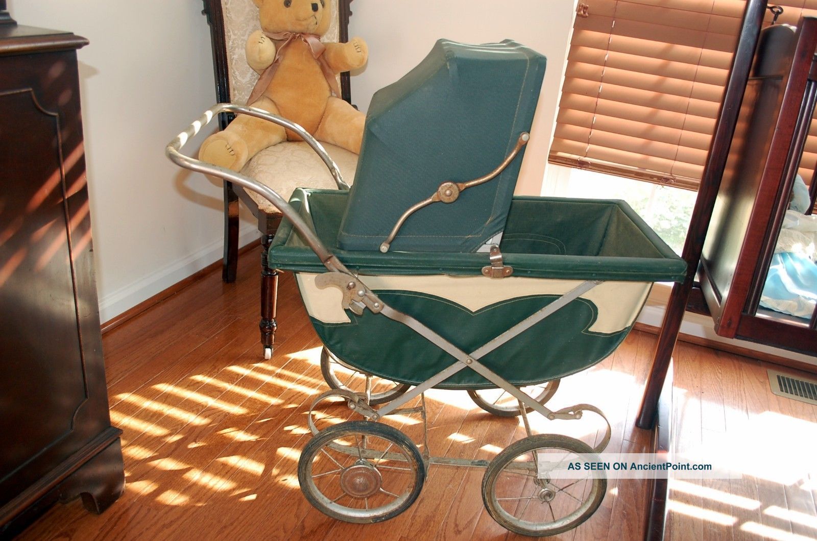 Baby Carriage By Collier Keyworth Folding Buggy / Stroller Vintage 1940 ' S Baby Carriages & Buggies photo