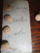 Antique Hand Made Crochet Buttons Sample Card Plus 10 / 1880 ' S European Buttons photo 3