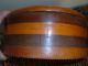 Antique Round Turned Wood Treenware Sewing Box / Spool Holder Cup Folk Art Boxes photo 2