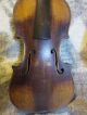 Old 4/4 Faux Flame Violin Needs Work String photo 5