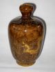 Antique Japanese Kinkozan Satsuma Vase,  Signed,  Meiji Period,  Three Dragons Vases photo 1