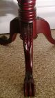 Antique Mahogany Candle Stands,  Grape Carved 1900-1950 photo 9