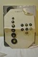 Vintage Antique Timely Buttons On Card - 13 Buttons Style 6989 Buttons photo 6