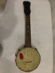 Vintage Slingerland Made Banjo - Uke Resonator & Body/ Waverly Bridge - All Marked String photo 6