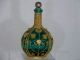Syrian/moroccan Silver.  925 Ornate Emerald Green Oil Perfume Bottle Bottles, Decanters & Flasks photo 7