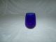 6 Handcrafted Cobalt Blue Libbey Stemless Wine Glasses Stemware photo 2