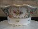 Dresden Carl Thieme Germany Porcelain Large Reticulated Floral Show Bowl Estate Bowls photo 6