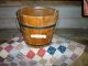 Primitive Antique 19thc.  Wooden Bucket And Wooden Bail Handle Primitives photo 1